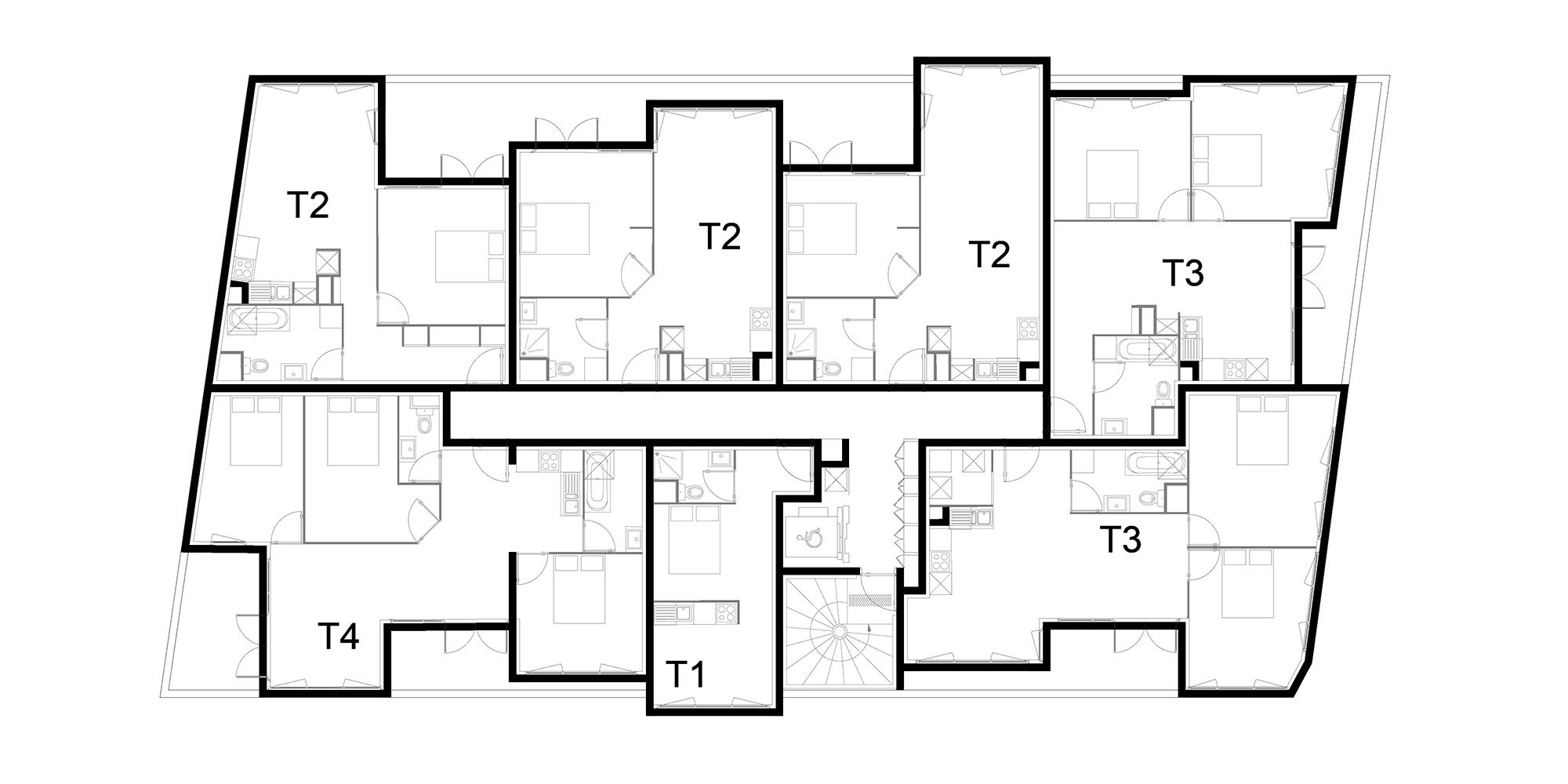 R+2 — 35 logements à Cenon