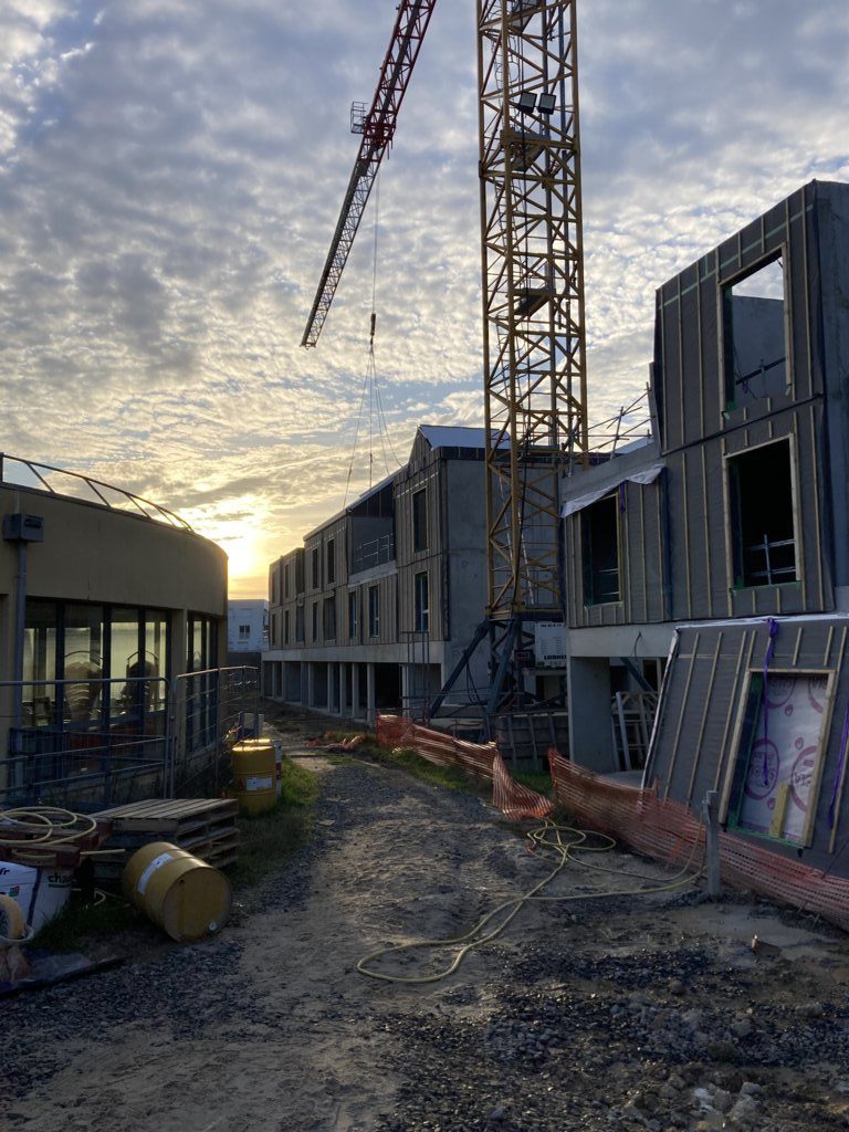 Foyer de Jeunes Travailleurs — chantier en cours