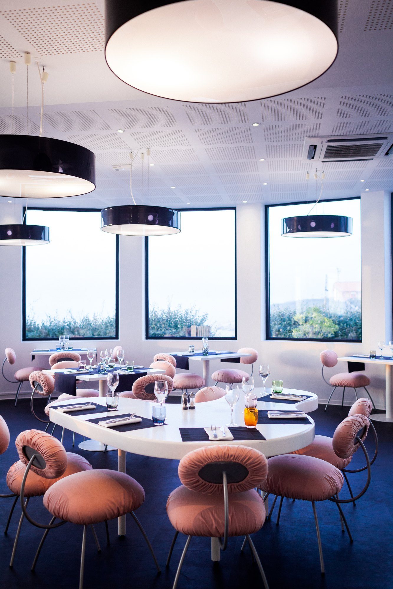 Grand Hôtel de la Plage — Salle restaurant — service du soir
