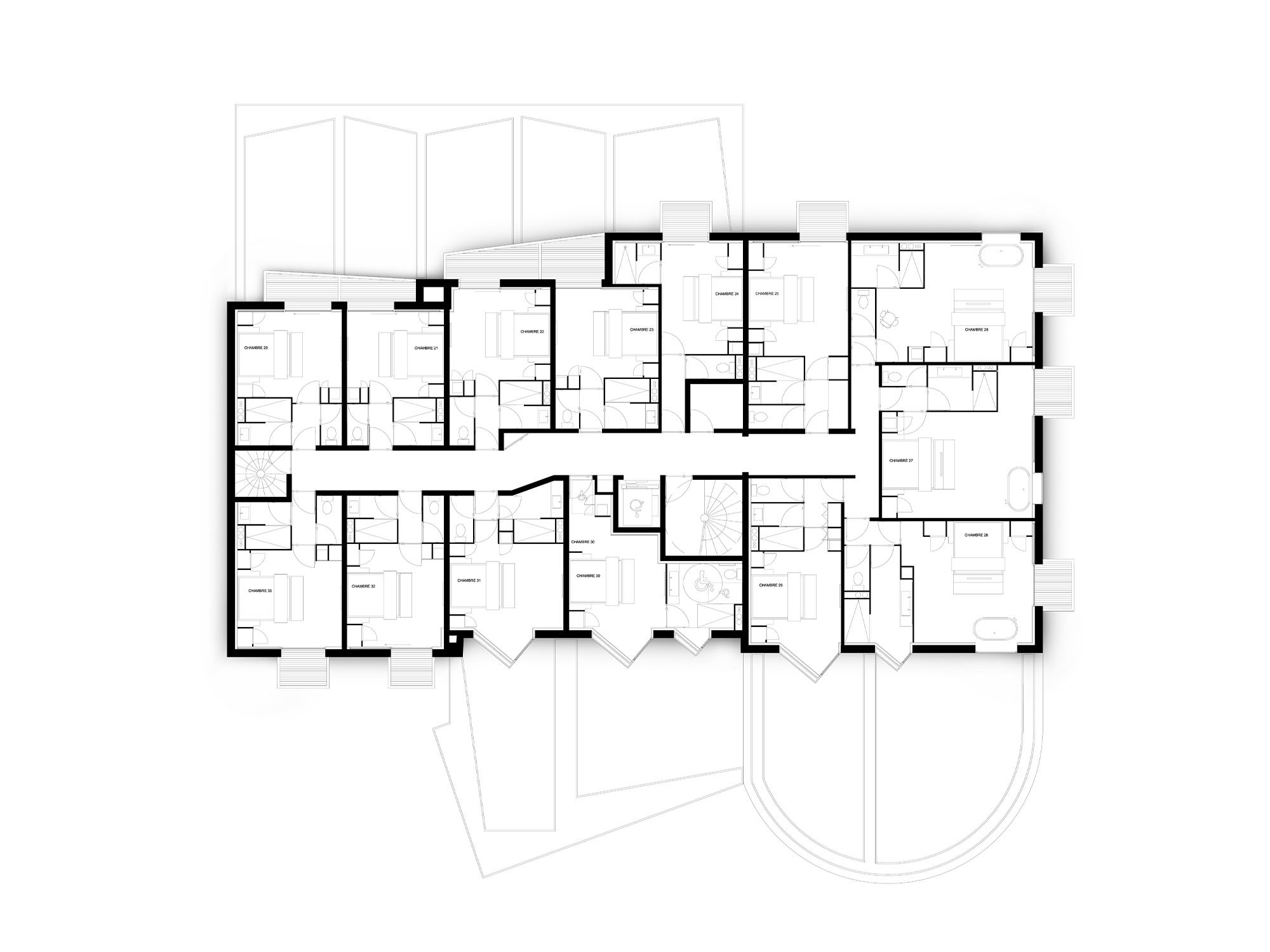 R+2 — Grand Hôtel de la Plage